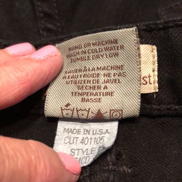 William Rast Jerri ultra skinny black jeans Size 29 Made in USA - Picture 7 of 8